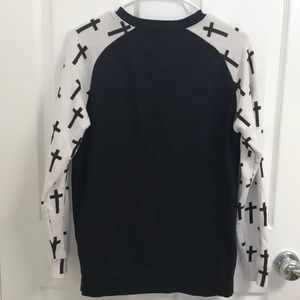 Cross Crew Neck Sweater